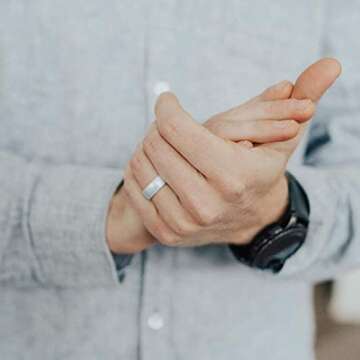 Enso Rings Birthstone Classic Silicone Ring - Moonstone - 5