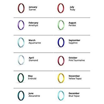 Enso Rings Moonstone Silicone Wedding Band for All