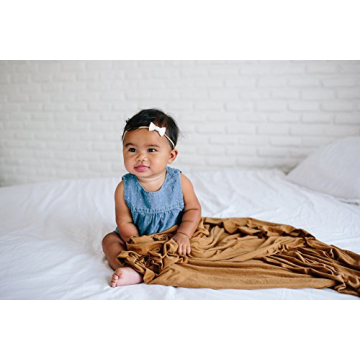 Copper Pearl Swaddle Blanket - Large Soft Stretchy Design