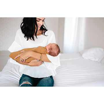 Copper Pearl Swaddle Blanket - Large Soft Stretchy Design