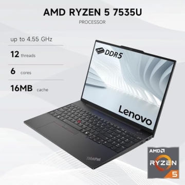 Lenovo ThinkPad E16 Laptop with Touchscreen and 32GB RAM