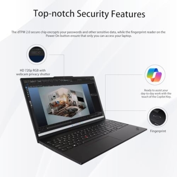 Lenovo ThinkPad E16 Laptop with Touchscreen and 32GB RAM