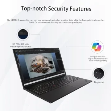 Lenovo ThinkPad E16 Laptop with Touchscreen and 32GB RAM