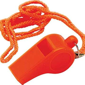 SeaSense Safety Whistle - Durable ABS Plastic with Lanyard, USGA Approved