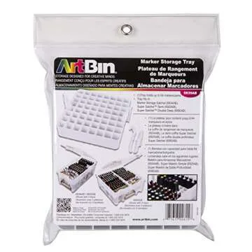 ArtBin Marker Storage Tray - Organize 64 Art Supplies Easily