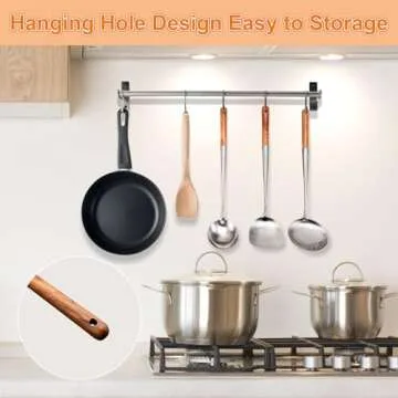 FJNATINH Wok Spatula Ladle Set for Perfect Cooking