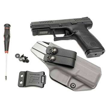 Tulster Soft Loop Holster with Stainless Steel Hardware – Black