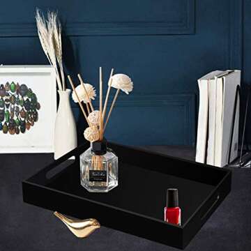 Elegant Tasybox Black Serving Tray for Stylish Occasions