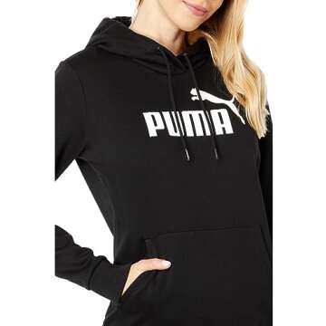 PUMA Women's Essentials Logo Fleece Hoodie for All Occasions