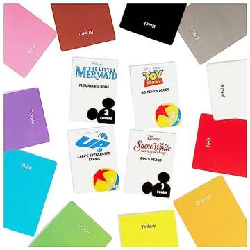 Disney Colorbrain, The Ultimate Board Game for Families Who Love Disney
