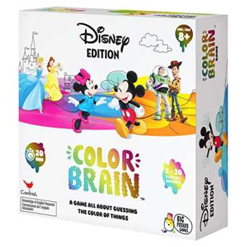 Disney Colorbrain, The Ultimate Board Game for Families Who Love Disney