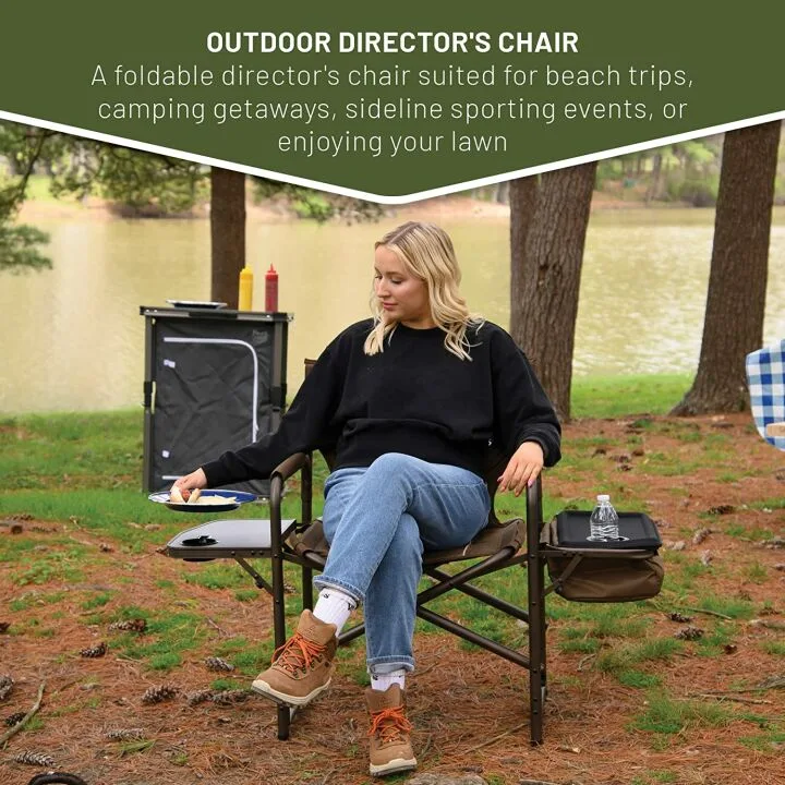 Timber Ridge Laurel Directors Chair for Comfort & Portability
