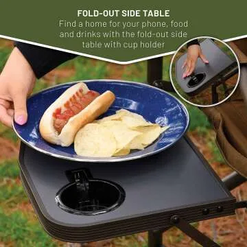 Timber Ridge Laurel Directors Chair for Comfort & Portability