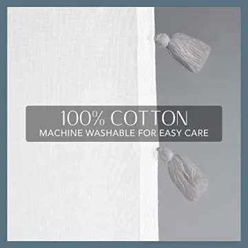 Elrene Bianca Semi-Sheer Boho Curtain Panel - Chic Elegance