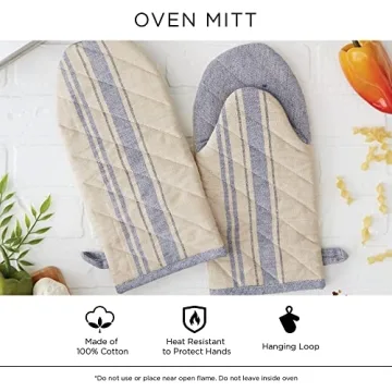 DII Lake House Fish Oven Mitts Set - Fun & Functional Cooking Gear