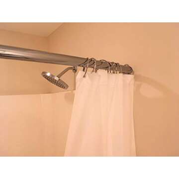 Coideal 3 Inch Extra Large Metal Book Rings - Loose Leaf Binder Rings, Easy to Open and Close, 20 Pack Jumbo Silver Circular Shower Curtain Ring Loops for Drape, Bathroom, Home Decor (76 mm)