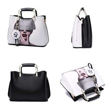 Nevenka Purses and Fashion Handbags for Women Top Handle Satchel Shoulder Bags Ladies Leather Totes ...