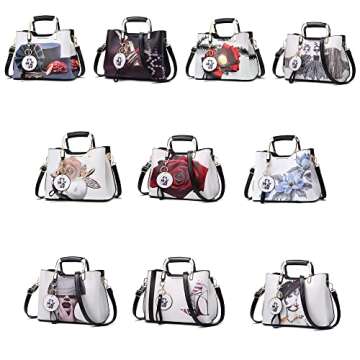 Nevenka Purses and Fashion Handbags for Women Top Handle Satchel Shoulder Bags Ladies Leather Totes (2)