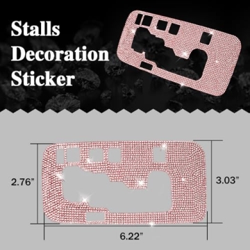 Stylish ASUBHA Bling Gear Shift Box Cover for Jeep Wrangler