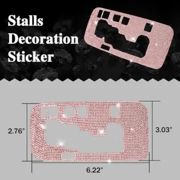 Stylish ASUBHA Bling Gear Shift Box Cover for Jeep Wrangler