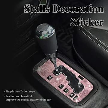 Stylish ASUBHA Bling Gear Shift Box Cover for Jeep Wrangler
