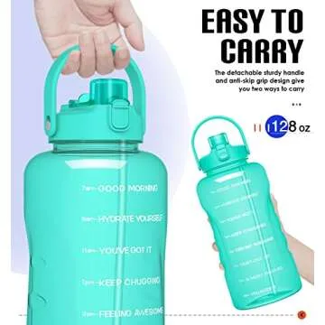 HydroPal 1 Gallon BPA-Free Water Bottle with Straw