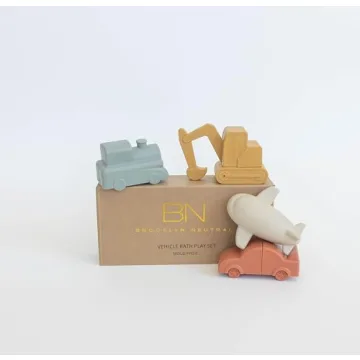 Brooklyn Neutral Bath Toys - Safe Fun for Toddlers