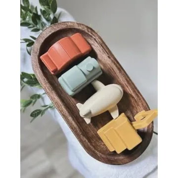 Brooklyn Neutral Bath Toys - Safe Fun for Toddlers