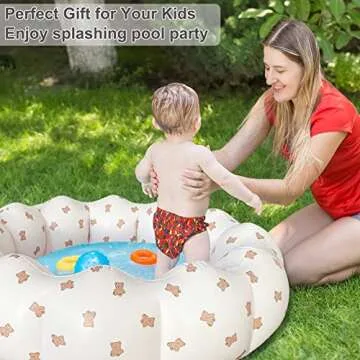 AirSwim Inflatable Baby Pool for Toddlers Ages 0-3