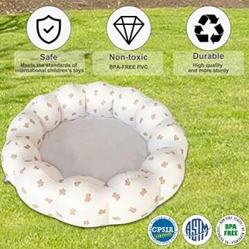 AirSwim Inflatable Baby Pool for Toddlers Ages 0-3