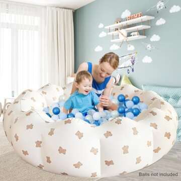AirSwim Inflatable Baby Pool for Toddlers Ages 0-3