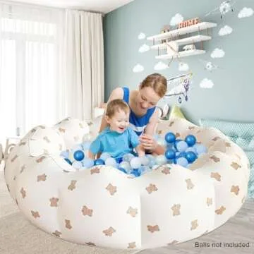 AirSwim Inflatable Baby Pool for Toddlers Ages 0-3