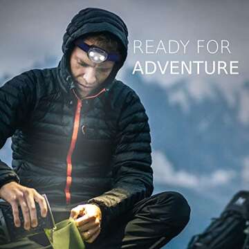 Eveready LED Headlamps (2-Pack), Bright and Durable Head Lights for Running, Camping, Fishing, Emerg...