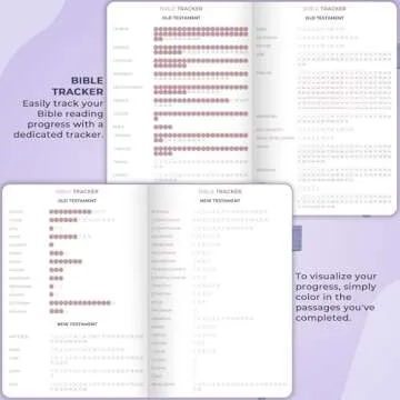 Clever Fox Bible Study Journal Large – Church Notes Notebook – Note Taking & Journaling Kit – Faith Based Religious Accessories, 7x10” (Lavender)