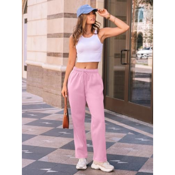 Fleece Lined Women's Sweatpants for Winter Comfort