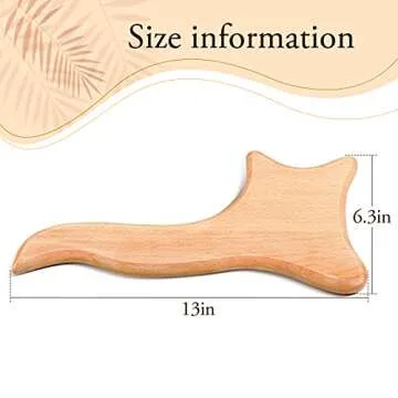 Nuanchu Maderoterapia Kit: Premium Wooden Massage Tool for Lymphatic Drainage