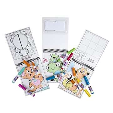 Crayola Color & Erase Coloring Book Set - Safari, Jungle, Pets (3 Pack), Toddler Coloring Activity, for Toddlers & Kids, Toys