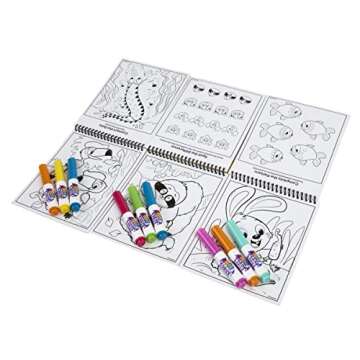 Crayola Color & Erase Coloring Book Set - Safari, Jungle, Pets (3 Pack), Toddler Coloring Activity, for Toddlers & Kids, Toys