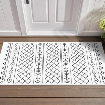 Topotdor Boho Area Rug Set of 2 Ultra Soft Washable Rugs