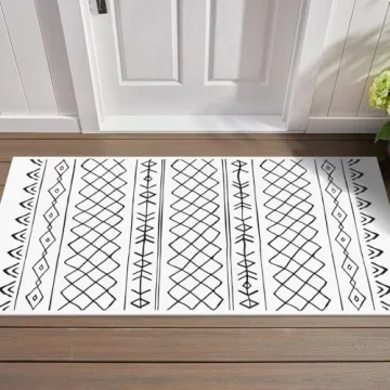 Topotdor Boho Area Rug Set of 2 Ultra Soft Washable Rugs