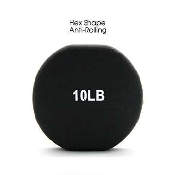 MBAT Fitness Neoprene Dumbbells for Home Exercise