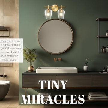 Stylish Hamilyeah Gold Bathroom Lighting for Modern Spaces