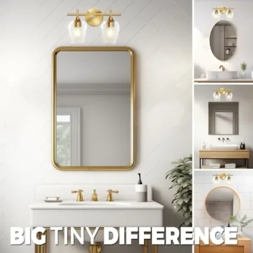 Stylish Hamilyeah Gold Bathroom Lighting for Modern Spaces