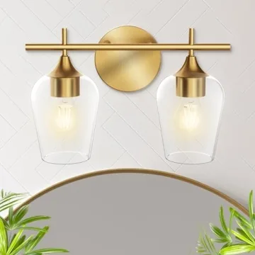 Stylish Hamilyeah Gold Bathroom Lighting for Modern Spaces