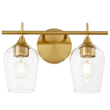 Stylish Hamilyeah Gold Bathroom Lighting for Modern Spaces