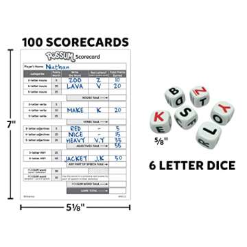 Teacher Created Resources Possum Dice Game