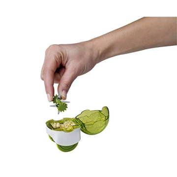 Chef'n 102-752-011 GarlicZoom Garlic Chopper, Small Peeler (Large), Arugula