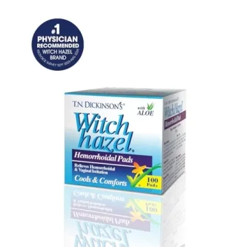 T.N. Dickinson's Hemorrhoidal Pads - 100 Count of Relief