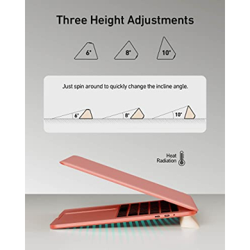 ErgoUnion 3-in-1 Silicone Laptop Stand Ergonomic Portable