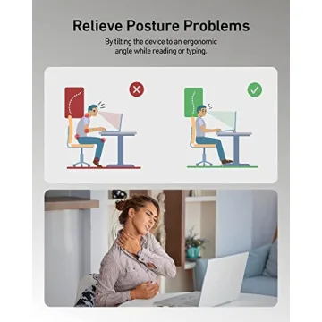 ErgoUnion 3-in-1 Silicone Laptop Stand Ergonomic Portable